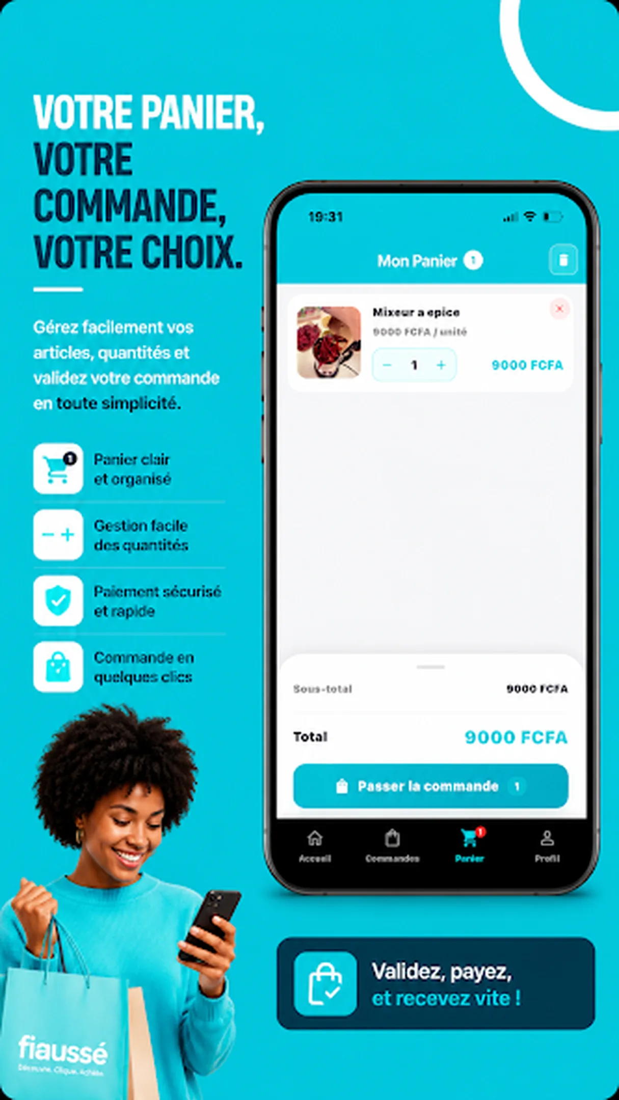 Récapitulatif de commande