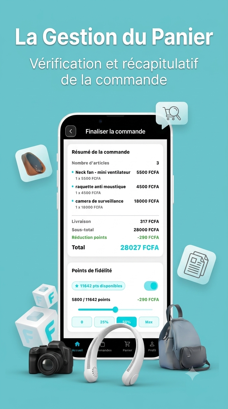 Récapitulatif de commande